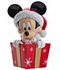 Kurt S. Adler Disney© 8#double; Un-Lit Mickey In Present Tree Topper - Image 2