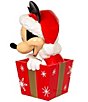 Kurt S. Adler Disney© 8#double; Un-Lit Mickey In Present Tree Topper - Image 5