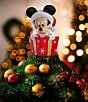 Kurt S. Adler Disney© 8#double; Un-Lit Mickey In Present Tree Topper - Image 1