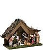 Kurt S. Adler Musical LED Lighted Nativity Set With Stable, 11-Piece Set - Image 2