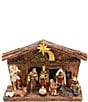 Kurt S. Adler Nativity Figures & Stable, 10-Piece Set - Image 1