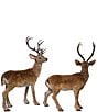 Kurt S. Adler Standing Brown Deer 2-Piece Tabletop Figurine Set - Image 4
