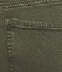 KUT from the Kloth Amy Denim Double Button Ankle Straight Leg Roll Up Cuff Jeans, Color:Tree - Image 4