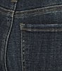 KUT from the Kloth Amy Stretch Denim High Rise Straight Leg Double Button Cropped Jeans, Color:Acknowledging - Image 4