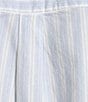 KUT from the Kloth Araceli Tencel Stripe Shirt, Color:Blue/White - Image 4