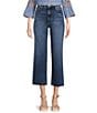KUT from the Kloth Charlotte High Rise Fab At Fit Technique Culotte Crop Jeans, Color:Commendatory - Image 1