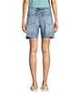 KUT from the Kloth Hailey Stretch Denim High Rise Shorts, Color:Focus - Image 2