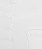 KUT from the Kloth High Rise Raw Hem Ankle Flare Jeans, Color:Optic White - Image 4