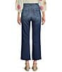KUT from the Kloth Kelsey High Rise Flare-Inset Leg Fab Ab Technology Stretch Denim Jeans, Color:Royal Wash/Dark Stone Base Wash - Image 2