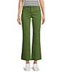 KUT from the Kloth Kelsey High Rise Stretch Denim Flare Jeans, Color:Army Green - Image 1