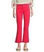 KUT from the Kloth Kelsey High Rise Stretch Denim Flare Jeans, Color:Strawberry - Image 1
