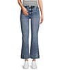 KUT from the Kloth Kelsey High-Rise Wide Leg Bottom-Inset Ankle Jeans, Color:Defend - Image 1