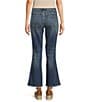 KUT from the Kloth Kelsey Stretch Denim Mid Rise Flare Leg Ankle Jeans, Color:Effectiveness - Image 2