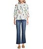 KUT from the Kloth Kelsey Stretch Denim Patch Pocket Flare Leg Jeans, Color:Unbreakable - Image 3