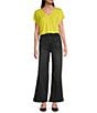 KUT from the Kloth Meg High Rise Wide Leg Patch Pocket Jeans, Color:Tactful - Image 3