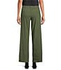 KUT from the Kloth Meg Linen Blend Wide Leg Pants, Color:Forest - Image 2