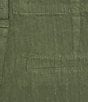 KUT from the Kloth Meg Linen Blend Wide Leg Pants, Color:Forest - Image 4