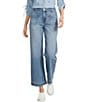 KUT from the Kloth Meg Soft Stretch Denim High Rise Wide Leg Jeans - Image 1