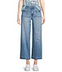 KUT from the Kloth Meg Stretch Denim High Rise Wide Leg Jeans, Color:Assertive/Light Wash - Image 1