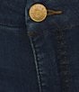 KUT from the Kloth Meg Wide Leg High-Rise Fab Ab Raw Hem Ankle Length Jeans, Color:Exhibited - Image 4
