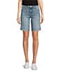 KUT from the Kloth Natalie Bermuda Mid Rise Shorts, Color:Ferocious - Image 1
