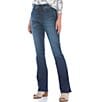KUT from the Kloth Natalie High Rise Fab Ab Fit Technique Bootcut Jeans, Color:Monument with Dark Stone Base Wash - Image 1
