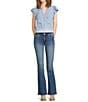 KUT from the Kloth Natalie Stretch Denim High Rise Bootcut Jeans, Color:Interactive - Image 3