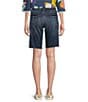 KUT from the Kloth Natalie Stretch Denim Mid Rise Bermuda Shorts, Color:Humility - Image 2