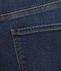 KUT from the Kloth Petite Size Fay High Rise Rolled Up Cuff Raw Hem Jeans, Color:Unequalled - Image 4
