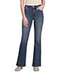 KUT from the Kloth Petite Size Natalie High Rise Bootcut Raw Hem Jeans - Image 1