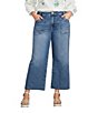 KUT from the Kloth Plus Size High Rise 5-Pocket Wide Leg Jeans - Image 1