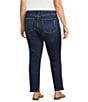 KUT from the Kloth Plus Size Reese High Rise Tapered Ankle Jeans, Color:Enchantment - Image 4