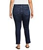 KUT from the Kloth Plus Size Reese High Rise Tapered Ankle Jeans, Color:Enchantment - Image 2