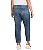 KUT from the Kloth Plus Size Reese High-Rise Tapered Slim Ankle Jeans, Color:Reborn - Image 4