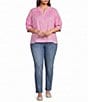 KUT from the Kloth Plus Size Stevie Mid Rise Straight Leg Jeans - Image 3