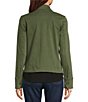 Color:Tree - Image 2 - Kut from the Kloth Point Collar Long Sleeve Jacket