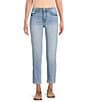KUT from the Kloth Rachael Stretch Denim High Rise Fab Ab Technology Jeans, Color:Mature Multi - Image 1