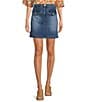 KUT from the Kloth Rosetta Denim Skirt, Color:Clever - Image 1