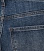 KUT from the Kloth Sienna High Rise Wide Leg Roll-Up Hem Jeans, Color:Alert - Image 5
