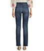 KUT from the Kloth Stevie High Rise Straight Leg Exposed Button Fly Denim Jeans, Color:Fire With Medium Base Wash - Image 2