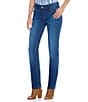 KUT from the Kloth Stevie Slight Knicking Straight Leg Jeans, Color:Admiration - Image 1