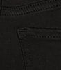 KUT from the Kloth Stretch Denim High Rise Cropped Straight Leg Jeans, Color:Black - Image 4