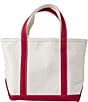 Color:Red Trim - Image 1 - L.L. Bean Boat and Tote®, Open-Top Regular Handle Tote Bag