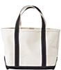 L.L.Bean L.L. Bean Boat and Tote®, Open-Top Regular Handle Tote Bag, Color:Black Trim - Image 2