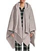 L.L.Bean L.L. Bean Cozy Plush Patch Pocketed Wearable Throw, Color:Gray - Image 1