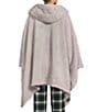 L.L.Bean L.L. Bean Cozy Plush Patch Pocketed Wearable Throw, Color:Gray - Image 2