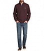 L.L. Bean Long Sleeve Lake Washed Double-Knit Quarter-Zip Pullover - Image 3