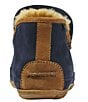 Color:Carbon Navy/Saddle - Image 3 - Men's Wicked Good Boot Moc Winter Slippers