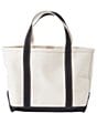 L.L.Bean L.L. Bean Open-Top Long Handle Boat and Tote Bag, Color:Black Trim - Image 1