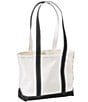 L.L.Bean L.L. Bean Open-Top Long Handle Boat and Tote Bag, Color:Black Trim - Image 3